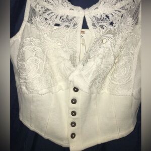 Free people Have my heart crop tank